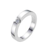 Compare Prices : Amanda Wakeley 18ct White Gold Diamond Solitaire Ring