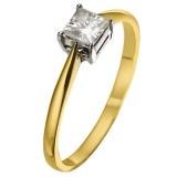 Compare Prices : Charles and Colvard 9ct Gold Diamond Ring