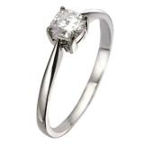 Compare Prices : Charles and Colvard White Gold Diamond Ring