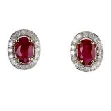 Compare Prices : Ernest Jones 18ct Gold Ruby Earrings