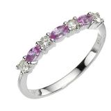 Compare Prices : Ernest Jones 18ct White Gold Sapphire Eternity Ring