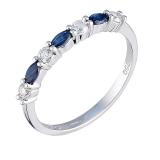 Compare Prices : Ernest Jones 18ct White Gold Sapphire Ring