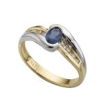 Compare Prices : Ernest Jones Gold Sapphire Ring