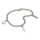 Compare Prices : Ernest Jones Silver Charm Bracelet