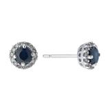 Compare Prices : Ernest Jones White Gold Sapphire Stud Earrings