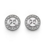 Compare Prices : Gucci 18ct White Gold Diamond Stud Earrings
