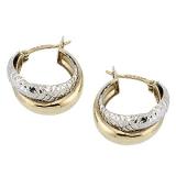 Compare Prices : H Samuel 9ct Gold Diamond Earrings