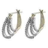 Compare Prices : H Samuel 9ct Gold Diamond Hoop Earrings