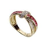 Compare Prices : H Samuel 9ct Gold Ruby Eternity Ring