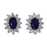 Sapphire Stud Earrings