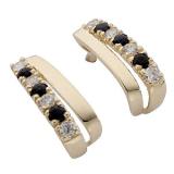 Compare Prices : H Samuel 9ct Gold Zirconia Earrings