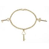 Compare Prices : H Samuel Gold Charm Bracelet