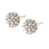 Compare Prices : H Samuel Gold Diamond Earrings
