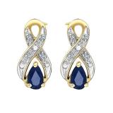 Compare Prices : H Samuel Gold Sapphire Earrings