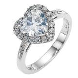 Compare Prices : H Samuel Platinum Zirconia Ring