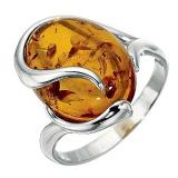 Compare Prices : H Samuel Silver Amber Ring