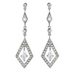 Compare Prices : H Samuel Silver Zirconia Earrings