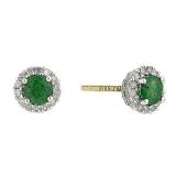 Compare Prices : H Samuel White Gold Emerald Earrings