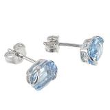 Compare Prices : H Samuel White Gold Topaz Stud Earrings
