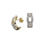 Compare Prices : Sovereign Gold Diamond Earrings