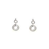 Compare Prices : Sovereign Silver Zirconia Earrings