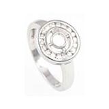 Compare Prices : Sovereign Silver Zirconia Ring