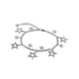Compare Prices : White Fire Silver Charm Bracelet
