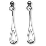 Compare Prices : White Ice Silver Diamond Earrings